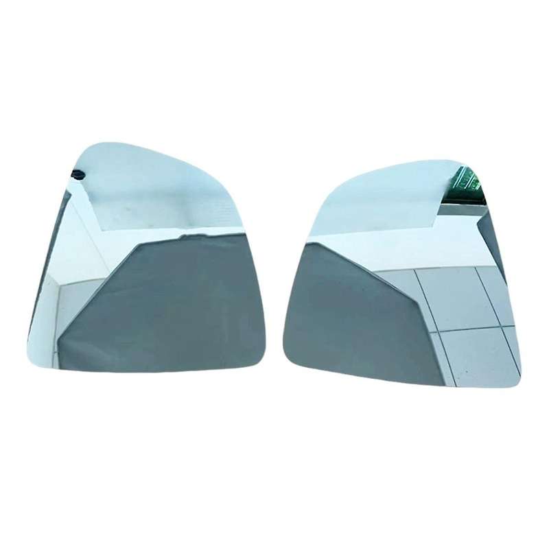 1 Pair Car Front Heated Side Door Wing Rear View Blue Mirror Lens Glass for Model Y 2019-2022