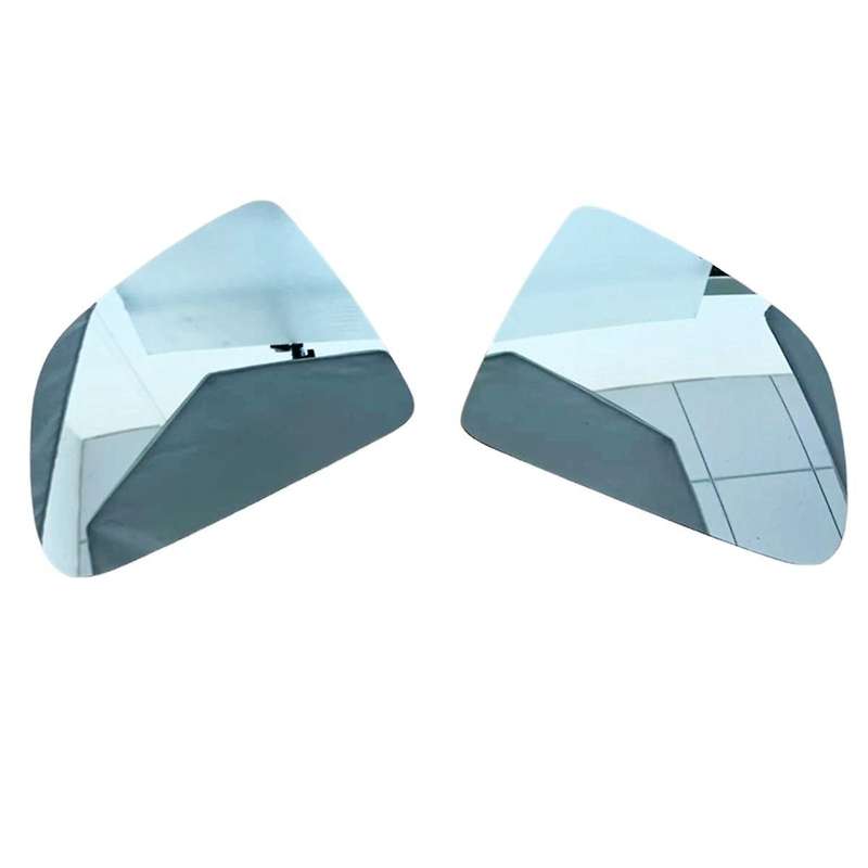 1 Pair Car Front Heated Side Door Wing Rear View Blue Mirror Lens Glass for Model Y 2019-2022