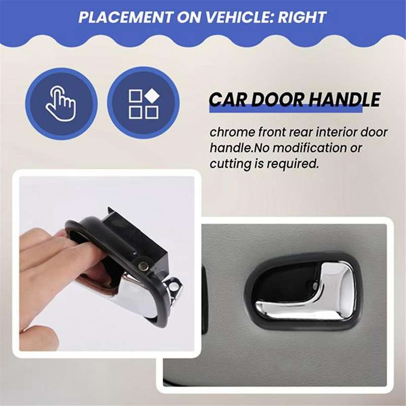 1 Pair Car Front&Rear Interior Door Handle for 323 1995-2003 Parts