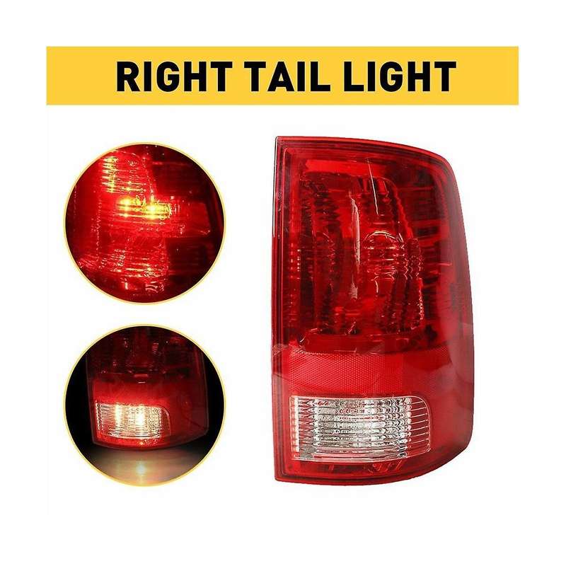 1 Pair Car Halogen Tail Lamp Assembly LH+RH for RAM Rear Brake Light 55277415AB/C/D/F 55277414AC/D/