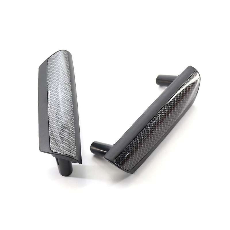 1 Pair Car Interior Door Handles Carbon Fiber Interior Panel Handle for-Metway T5 Transporter 2009-2