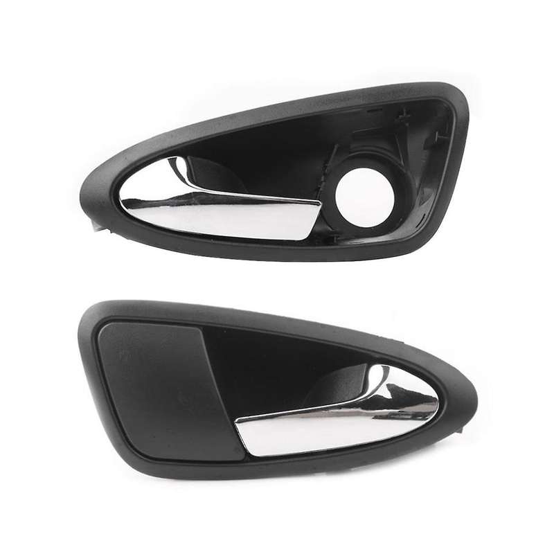 1 Pair Car Inside Door Handle Inner Door Handles Knob Trim Plate for Seat 09-17 6j0837113a 6j1837113