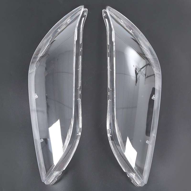 1 Pair Car Left & Right Front Headlight Cover Waterproof Clear Headlight Lens Shell Cover, for 3 20