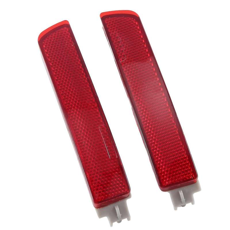 1 Pair Car LH+RH Reflector Rear Bumper Light for 2015-2021 Warning Light Fog Light 26565-8990B 26560