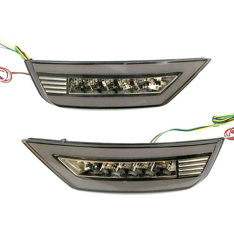 1 Pair Car Rear Bumper Daytime Running Light DRL LED Brake Reflector Tail Light Fog Lamp for 2013-20