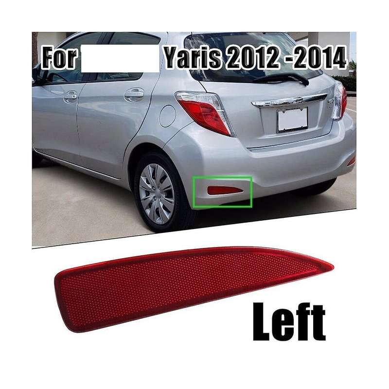 1 Pair Car Rear Bar Tail Light Reflector for Yaris 2012-2014 Turn Signal Light Lh+rh 17-5306-00 175