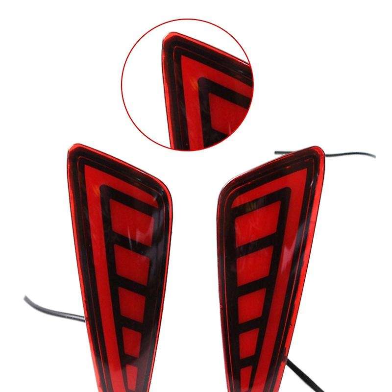 1 Pair Car Rear Fog Lights Led Drl Bumper Light for C- 2016 - 2018