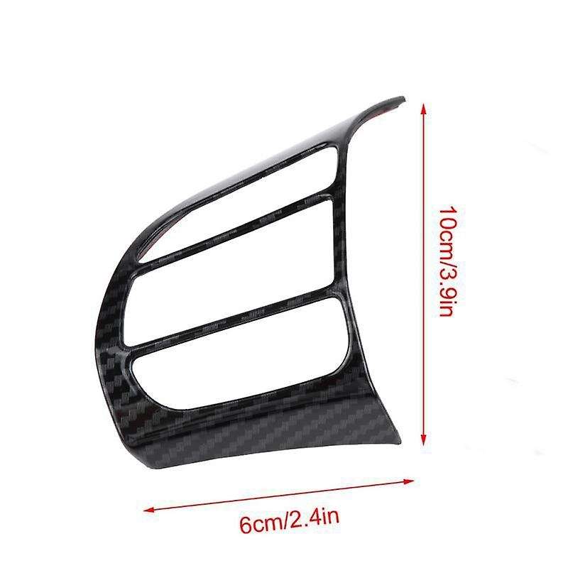 1 Pair Car Steering Wheel Cover Frame Trim Insert Sticker for Encino 2017-2020 SUV Silver
