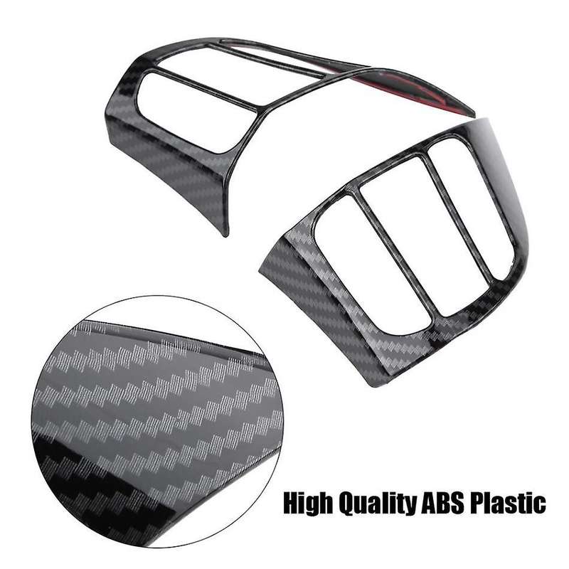 1 Pair Car Steering Wheel Cover Frame Trim Insert Sticker for Encino 2017-2020 SUV Silver