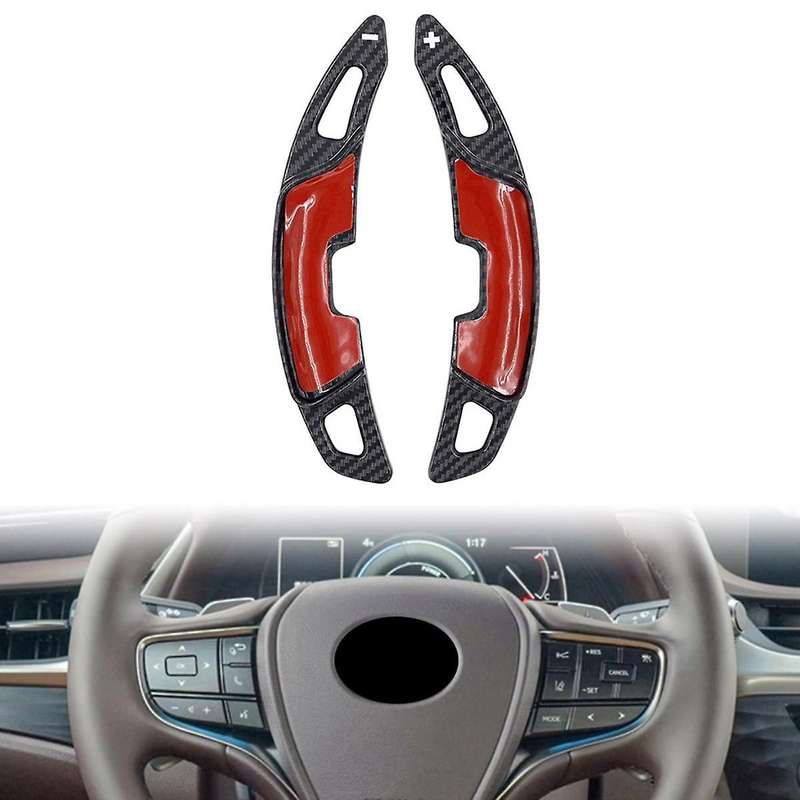 1 Pair Car Steering Wheel Shift Paddle Shifter Extension for Es200 Es260 Es300h 2018-2021