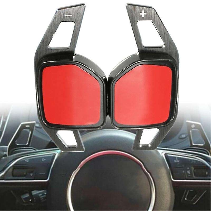 1 Pair Car Steering Wheel Shift Paddle Aluminium Shifter Extension for A1 A3 A4 A6 A7 A8 Q5 TT R8