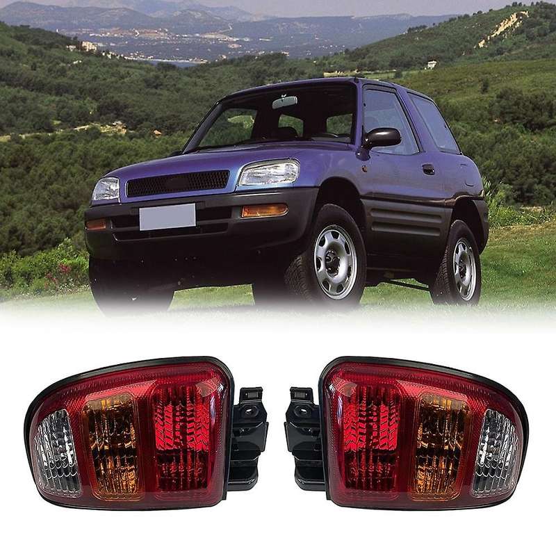 1 Pair Car Taillight Brake Lamp Rear Turn Signal Light for Rav-4 1998 1999