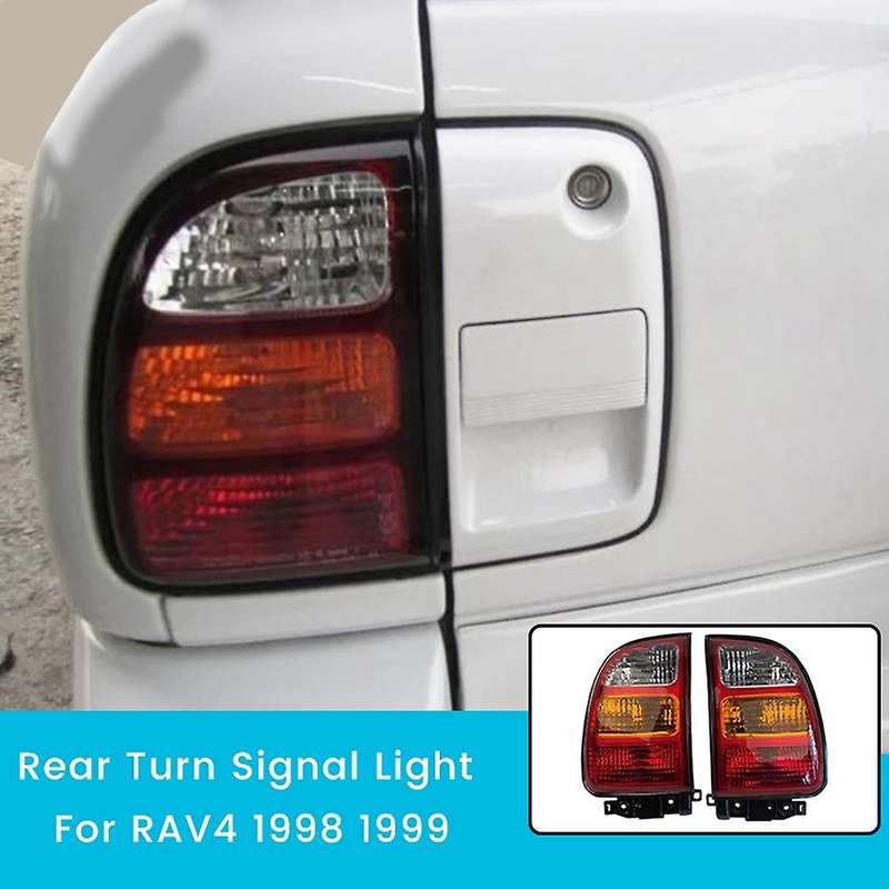 1 Pair Car Taillight Brake Lamp Rear Turn Signal Light for Rav-4 1998 1999