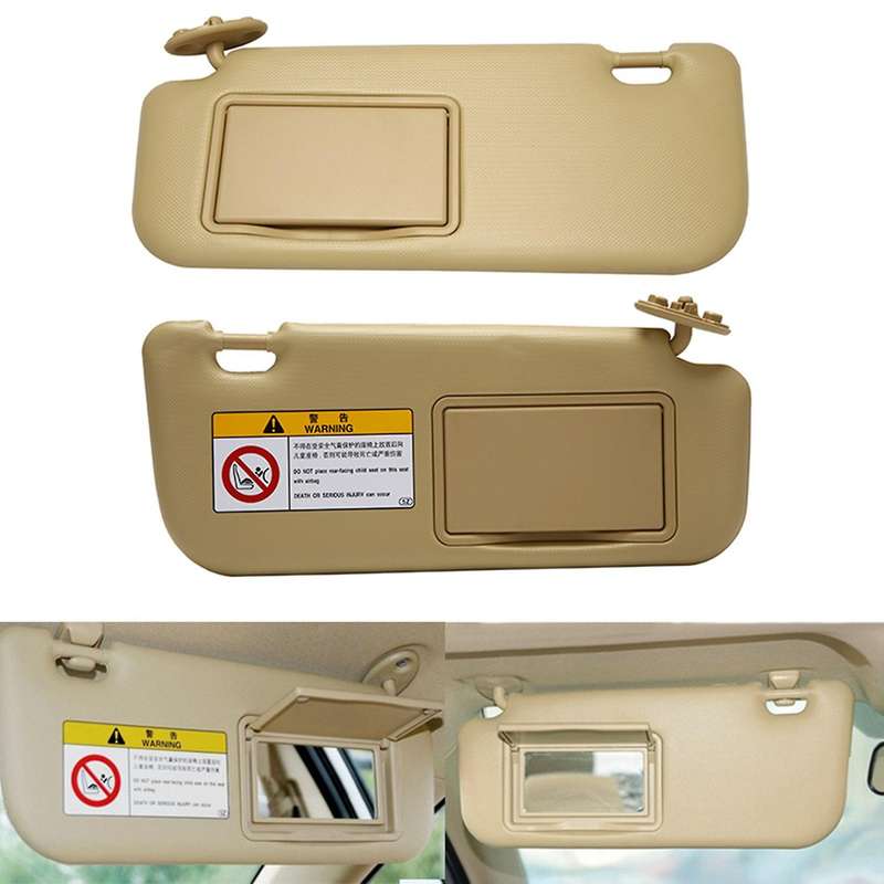 1 Pair Car Sun Visor Windshield Interior Cover Replacement Mirror Case for / Hybrid