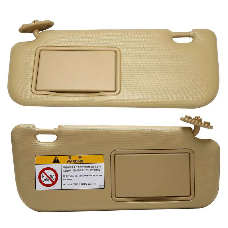 1 Pair Car Sun Visor Windshield Interior Cover Replacement Mirror Case for / Hybrid