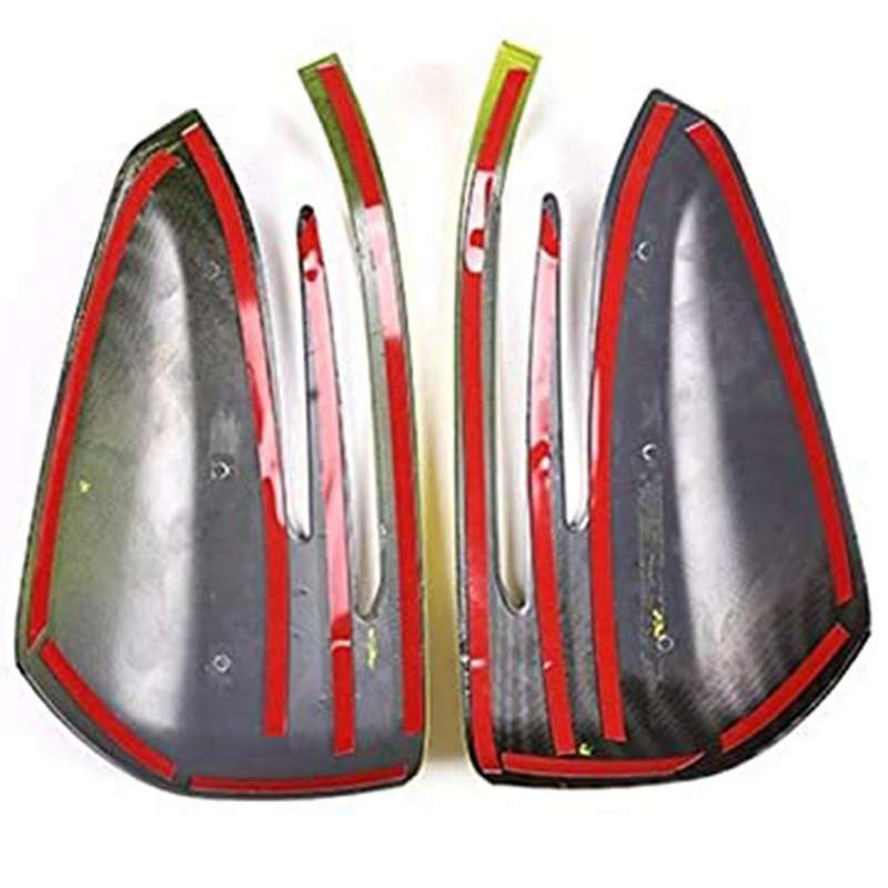 1 Pair Carbon Fiber Car Rearview Mirror Cover Cap Accessories for - C E CLA GLA Class W176 W117