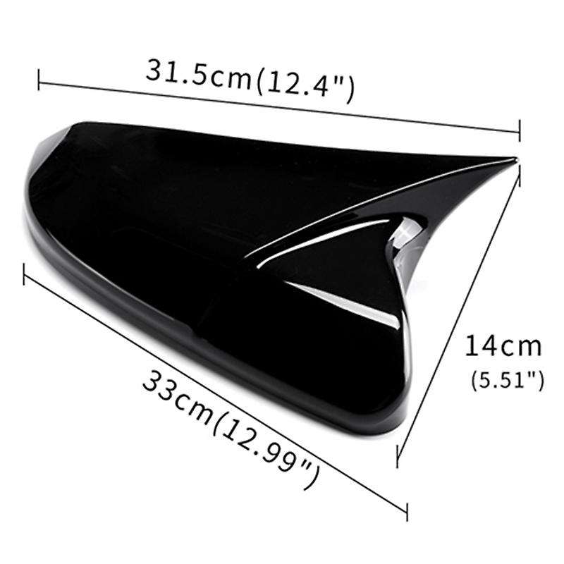 1 Pair Carbon Look Car Side Review Mirror Cover Cap Accessories for 10Th 2016 2017 2018 2019 2019 20