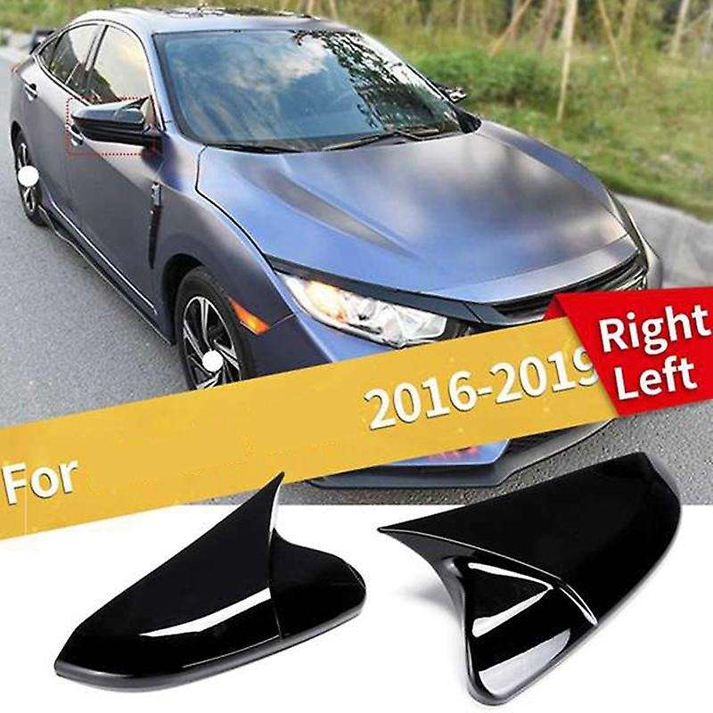 1 Pair Carbon Look Car Side Review Mirror Cover Cap Accessories for 10Th 2016 2017 2018 2019 2019 20