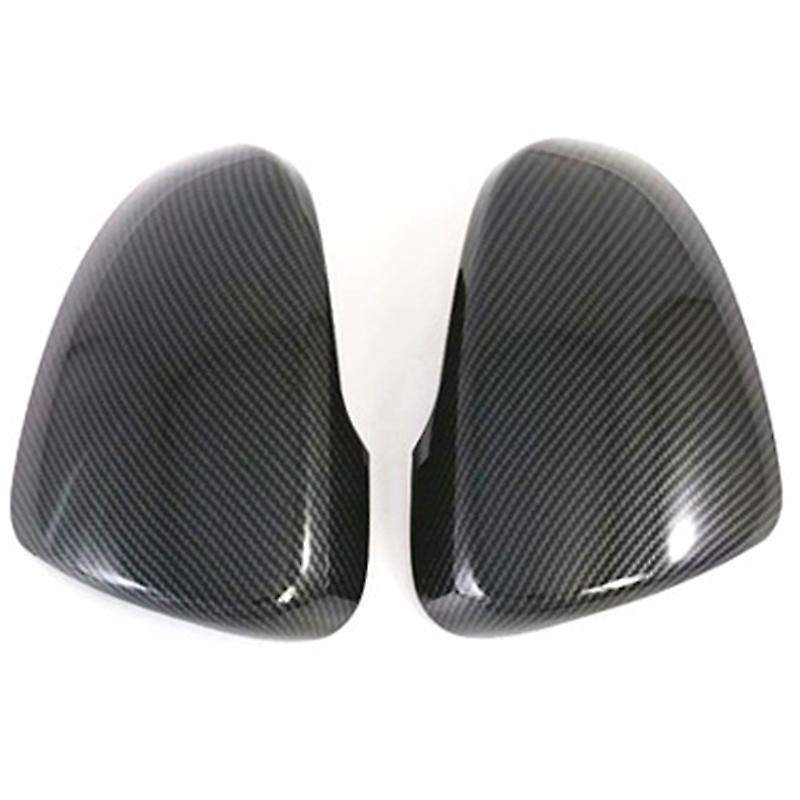 1 Pair Carbon Fiber Car Review Mirror Cover Cap Accessories for 2015-2020