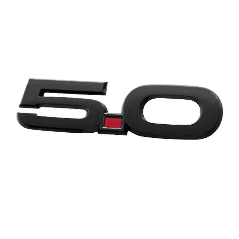1 Pair Compatible 2015-2020 GT 5.0 Black 5.5 inch Fender Side Emblems