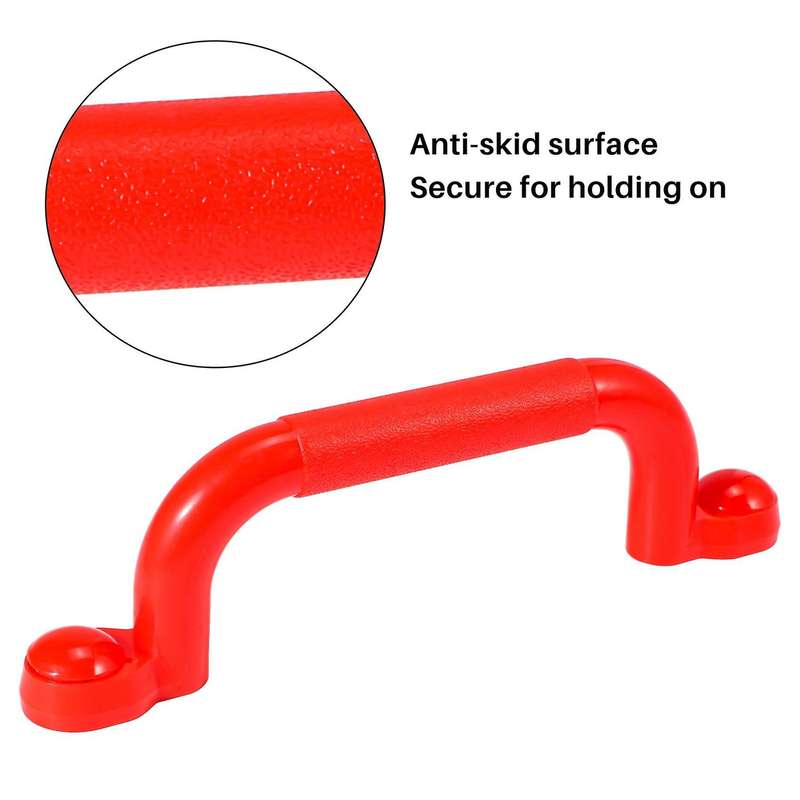1 Pair Children Playground Nonslip Handle Mounting Hardware Kits Climbing Frame Stair Handrail Swin