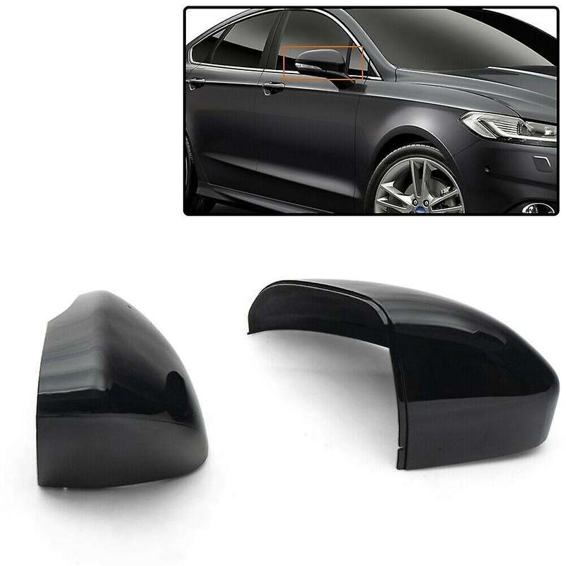 1 Pair Driver & Passenger Side Side Rearview Mirror Cover Cap for Mondeo 2013-2020