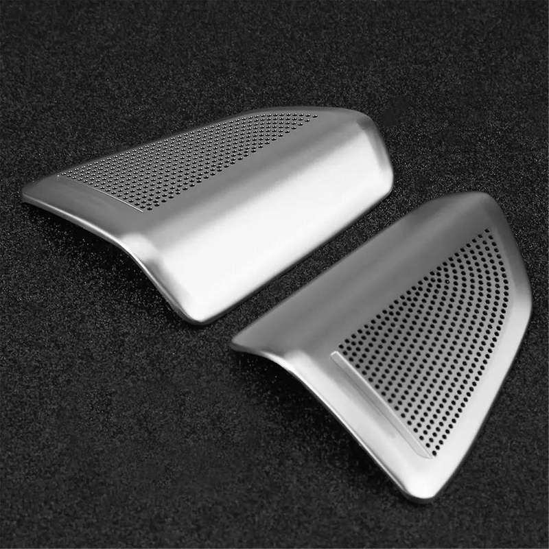 1 Pair Door Stereo Speaker Tweeter Covers Stickers Trim for X5 X6 F15 F16 2014 2015 2016 2017 2018