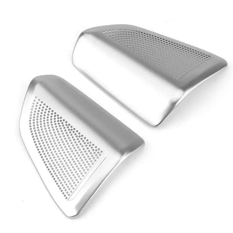 1 Pair Door Stereo Speaker Tweeter Covers Stickers Trim for X5 X6 F15 F16 2014 2015 2016 2017 2018