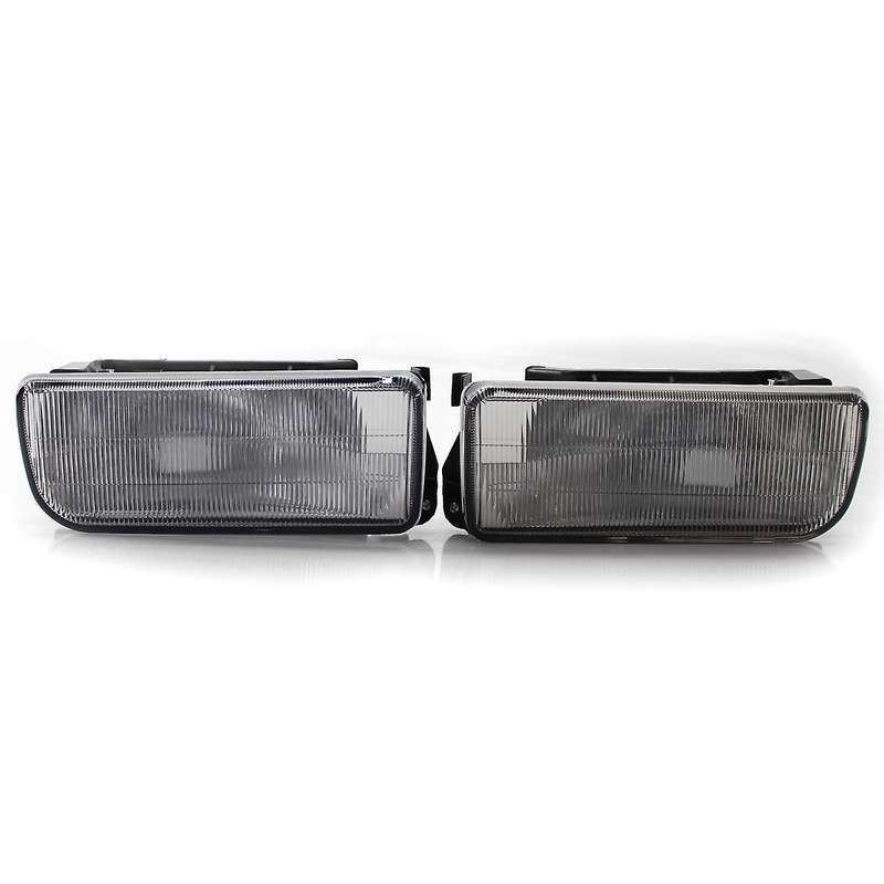 1 Pair Corner Light Cover, Smoke Color Corner Warning Light for - 3 Series 318I 325I E36 4DR 1992-19