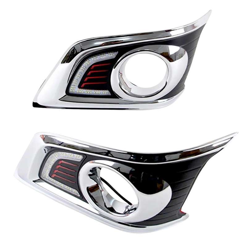 1 Pair DRL Daytime Running Light Fog Lamp 12V for CHAMP 2012 2013 2014