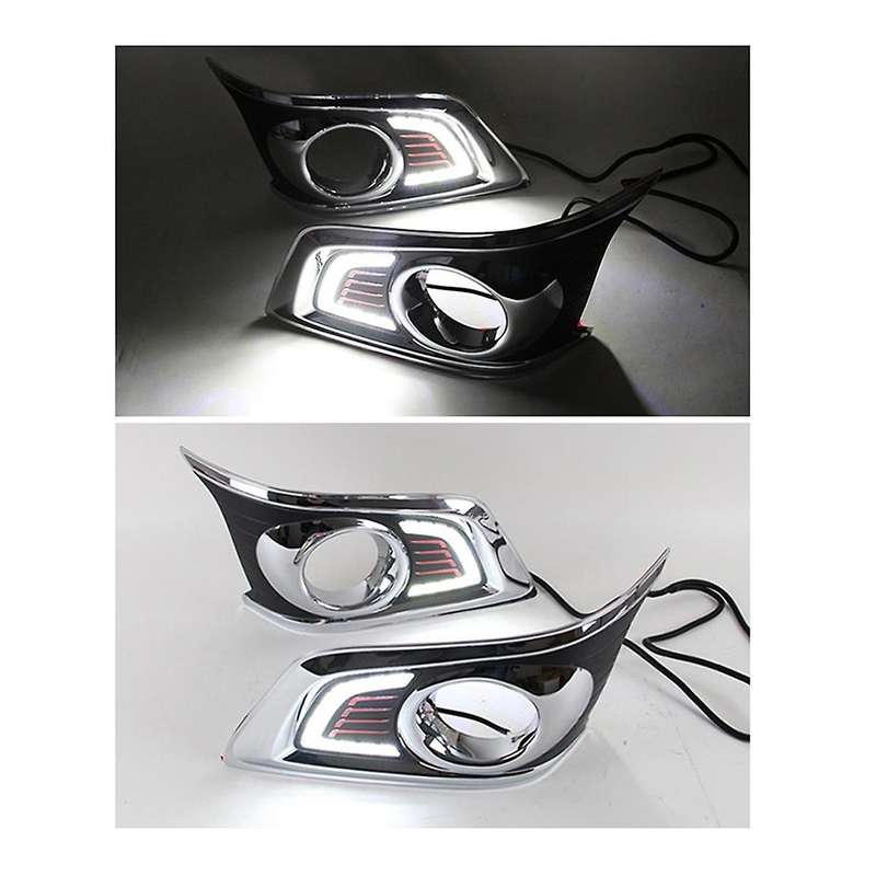 1 Pair DRL Daytime Running Light Fog Lamp 12V for CHAMP 2012 2013 2014