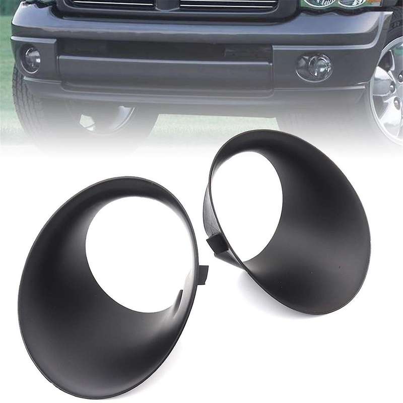1 Pair Fog Lamp Bezel for Ram 1500-3500 2003-2010 55077238AD 55077239AD Parts
