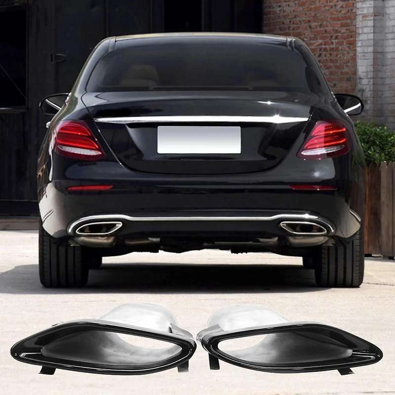 1 Pair Exhaust Tip Decoration Outdoor Personal Car for W212 W213 W205 X205 A2124902727 A2124902827