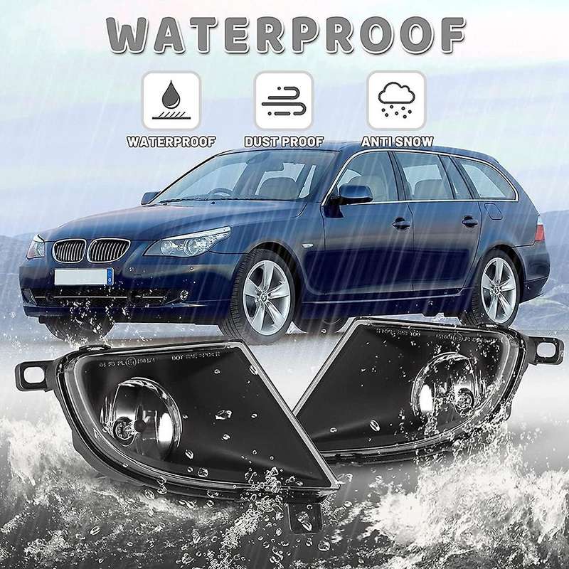 1 Pair Fog Lamp Fog Lights Driving Light for  5 Series E60/E61 525I 528I 528Xi 530I 535I 535Xi 550I