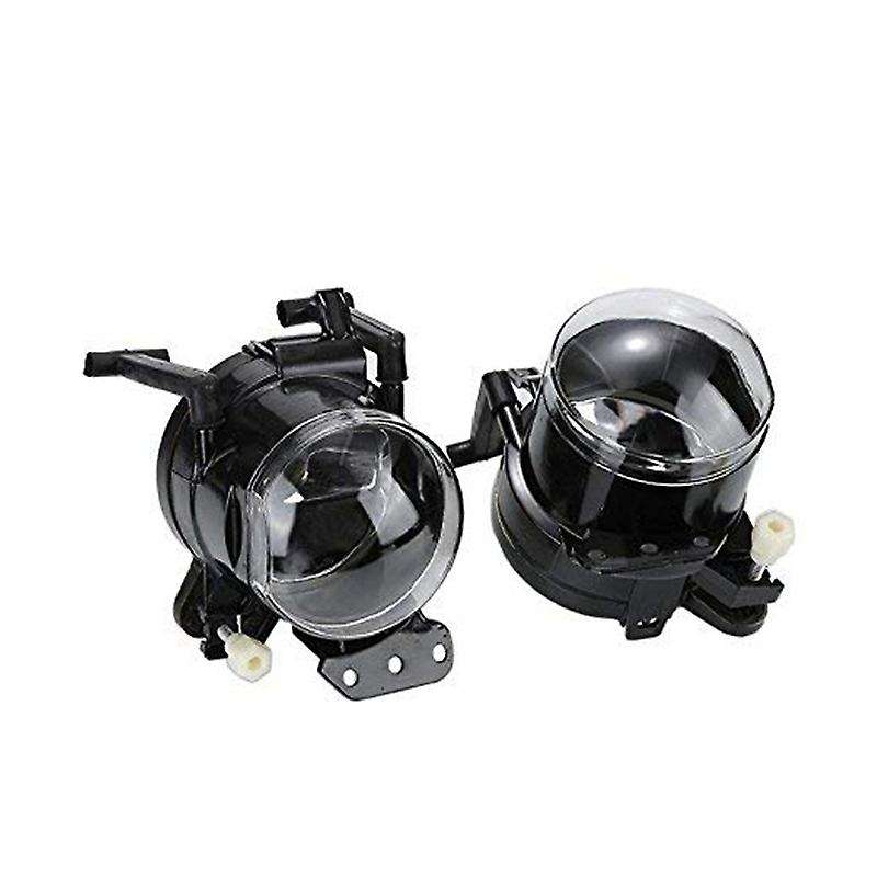 1 Pair Fog Light Assembly Car Front Fog Lights Lamps Housing Lens Clear with LED Bulbs for E60 E90 E