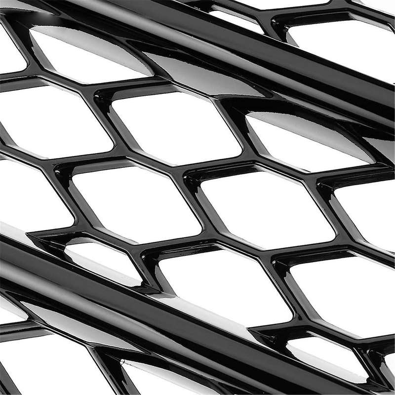 1 Pair Fog Light Frame Grille Sports Style Fog Light Cover for A4 S4 13-15 Decorative Modification
