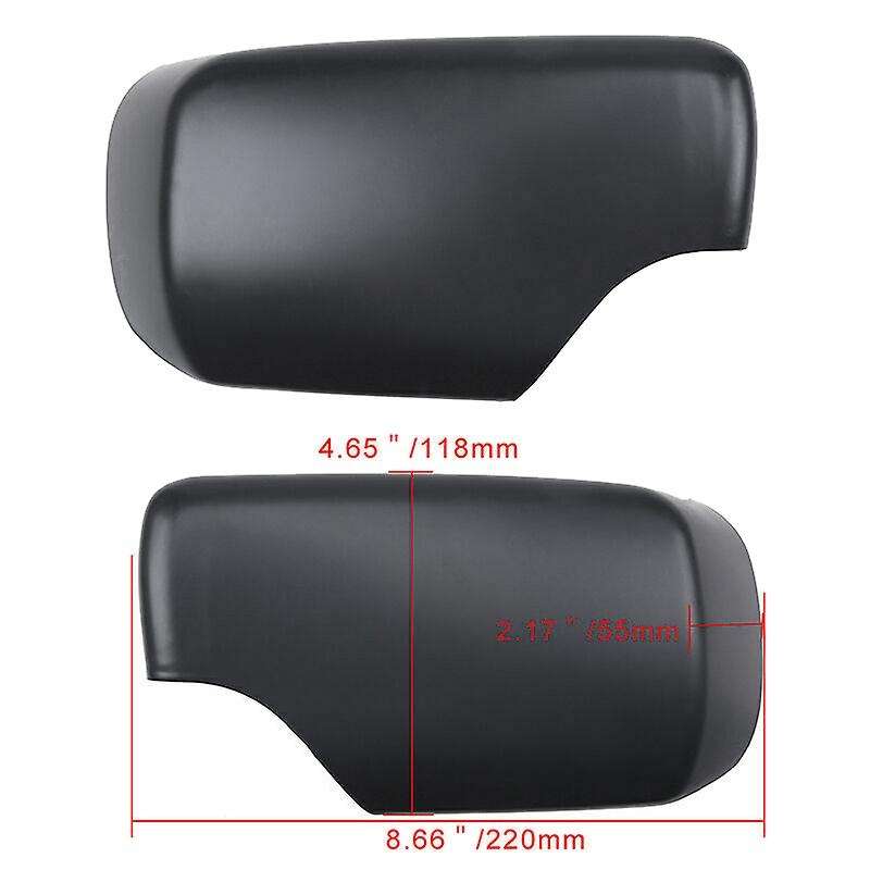 1 Pair for - E46 E39 1998-2005 Left+Right Side Rear View Mirror Cover Cap 51168238375 51168238376