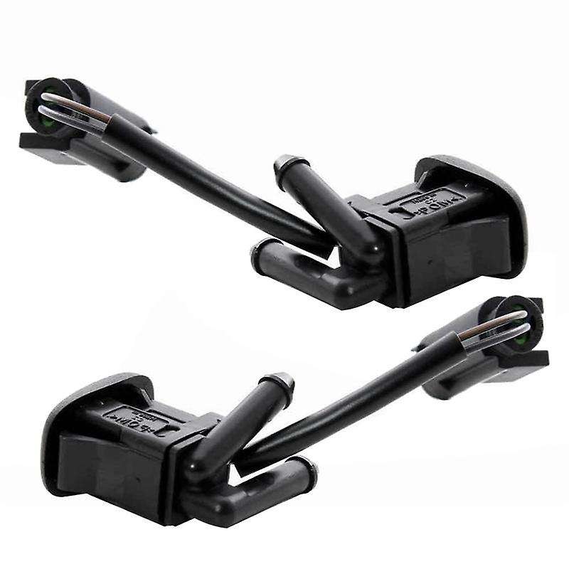 1 Pair for - E39 5-Series 1997-2003 525I 528I 530I 540I Windshield Washer Nozzle Heated Dual Inlet