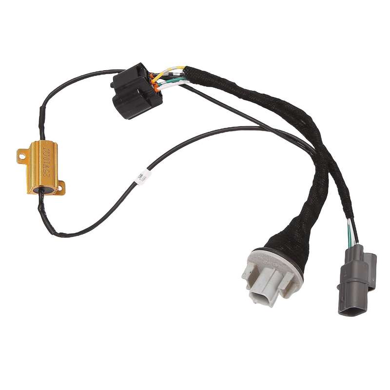 1 Pair for 2016 2017 Accord From Halogen to LED Headlight Adapter Wire Harness Lamp Upgrade Modified