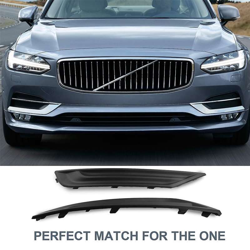 1 Pair for S90 2021-2023 Front Bumper Grille Fog Lamp Lower Cover Plate LH and RH 32248995 32248996