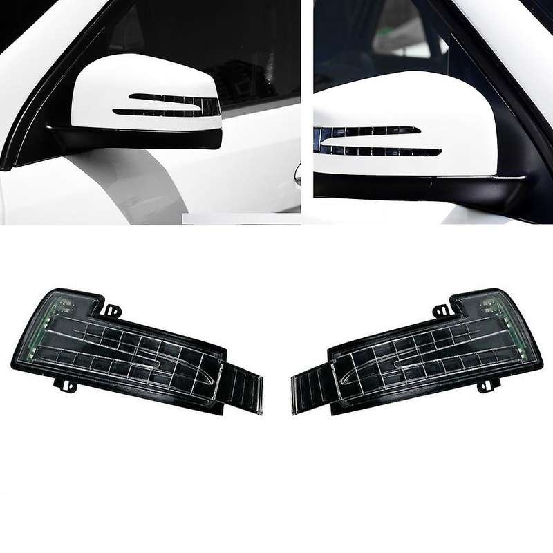 1 Pair for W166 W463 2012-2019 Car Rearview Mirror Turn Signal Light Side Mirror Indicator Lamp
