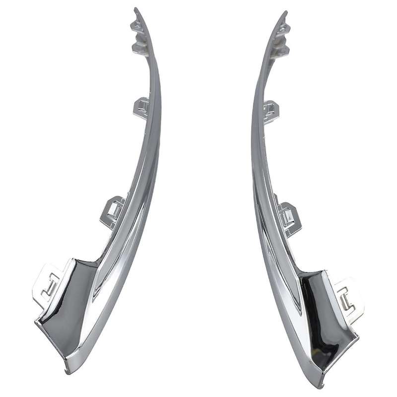 1 Pair for XC60 MK2 2022 Car Front Bumper Bright Strip Chrome Plated 32227905 32227906