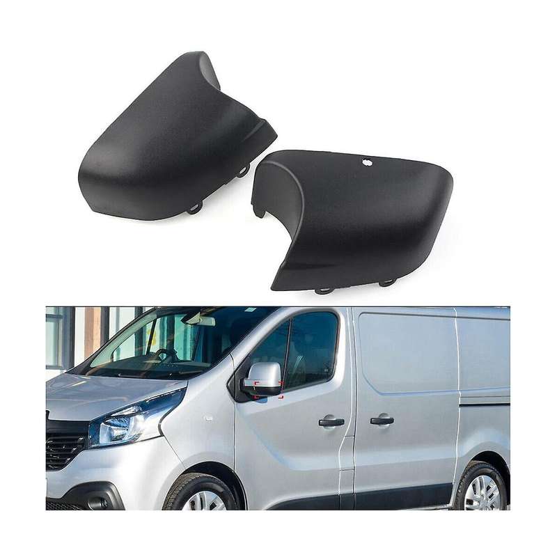 1 Pair Front Bottom Lower Wing Mirror Cover for Opel/ Vivaro 2014-2018 Nv300 2014-2021 Trafic Van 1