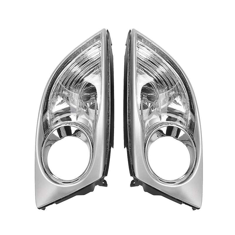 1 Pair Front Bumper Corner Light Cover Fog Light Cover Fog Lamp Hood for Cx7 -7 2009-2011