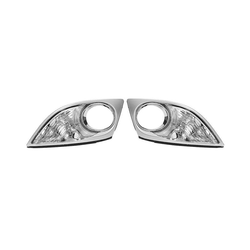 1 Pair Front Bumper Corner Light Cover Fog Light Cover Fog Lamp Hood for Cx7 -7 2009-2011