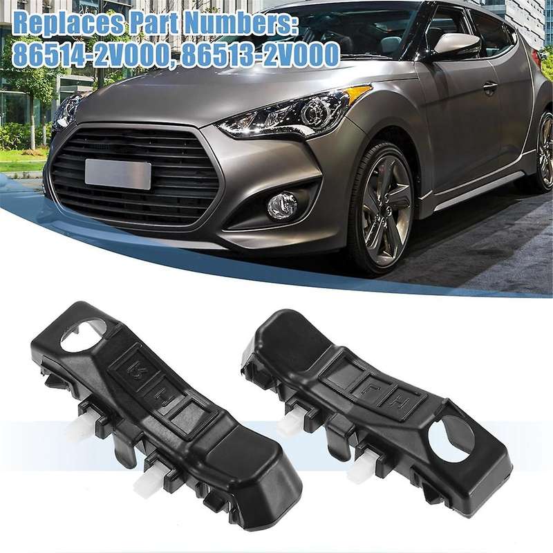 1 Pair Front Bumper Bracket for 2012-2017 86514-2V000 86513-2V000 Left Driver and Right Passenger Si