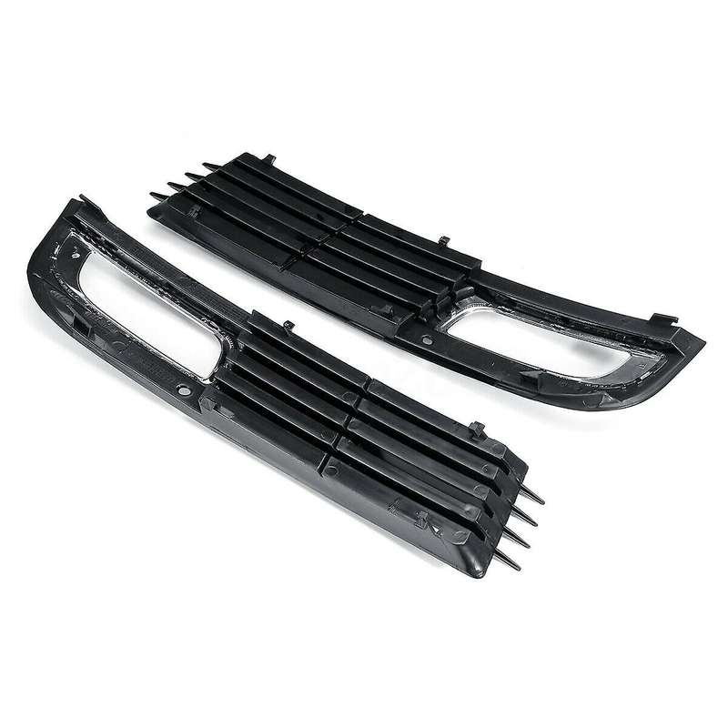 1 Pair Front Bumper Fog Lamp Cover Grilles for A8 / A8 2008-2010 D3