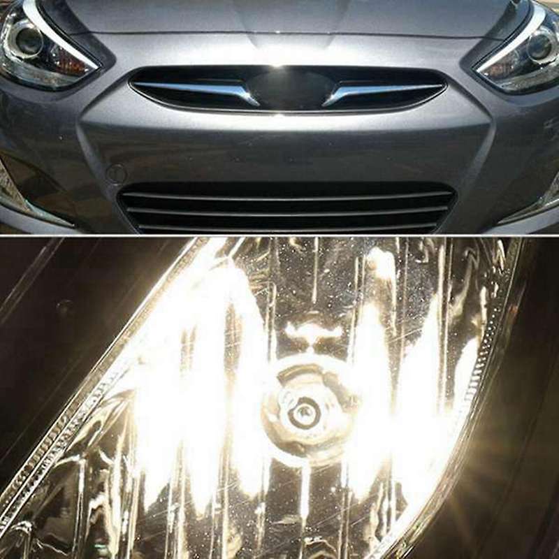 1 Pair Front Bumper Fog Light Assembly for Accent 2012-2017 92201-1R000 92202-1R000 with Switch Wire