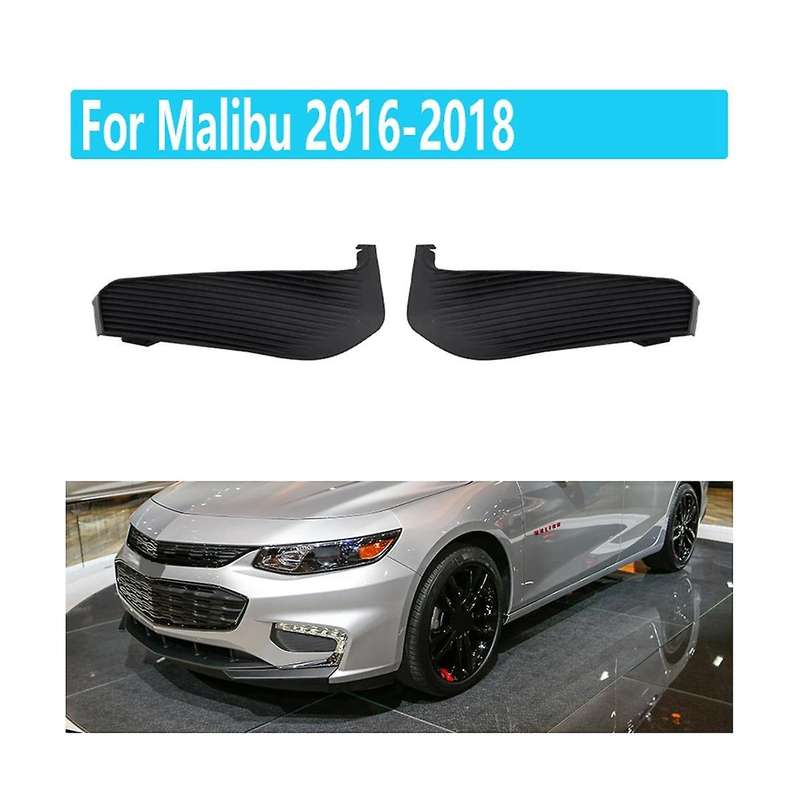 1 Pair Front Bumper Fog Light Cover for 2016-2018 Fog Lamp Grille Cover Car Styling