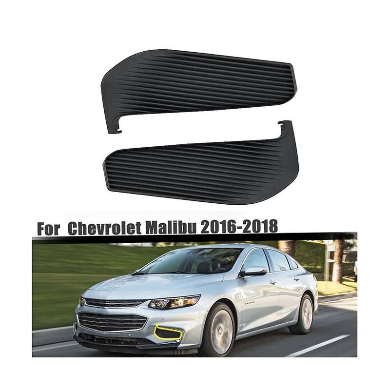 1 Pair Front Bumper Fog Light Cover for 2016-2018 Fog Lamp Grille Cover Car Styling